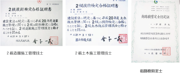 造園・土木資格取得
