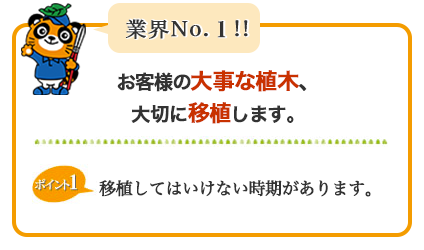 植木の移植 庭のお手入れは庭クイック